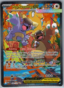 Mega Kangaskhan ex 182/132 SIR ME01: Mega Evolution - Pokemon Card - NM - Image 1