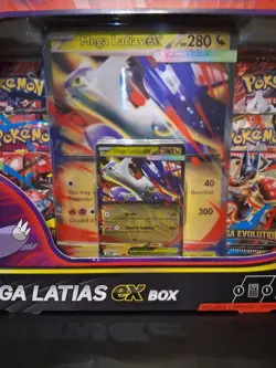 Pokemon TCG Mega Latias EX Box Promo Oversized Card Booster Packs English - Image 2