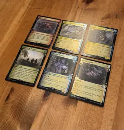 MTG LotR Cards NM Foil Showcase Scrolls Lot, Lord Rings LTR, Arwen, Collector - Image 2