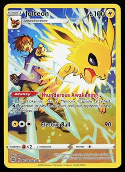 Jolteon TG04/TG30 Ultra Rare Brilliant Stars Trainer Gallery Pokemon Card - Image 1