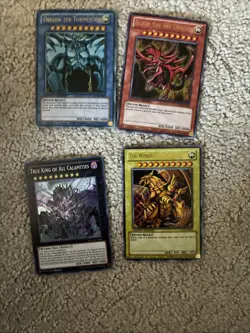 Lot of 4 Yu-Gi-Oh Cards SUPER RARE PROMOS!!! 1996 Yu-Gi-Oh - Image 1