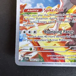 Lycanroc Holo Illustration Rare Card 166/159 Sv09: Journey Together - Image 4