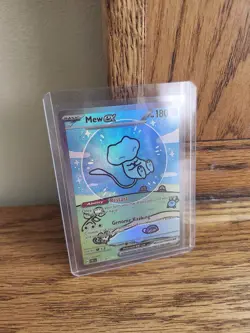 Mew ex SV: Paldean Fates 232/091 Full Art Holo Special Illustration Rare Card - Image 3