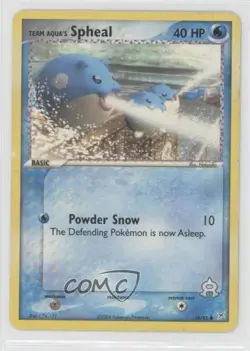 Team Aqua's Spheal Pokemon EX Magma vs Aqua #56 2004 - Image 1