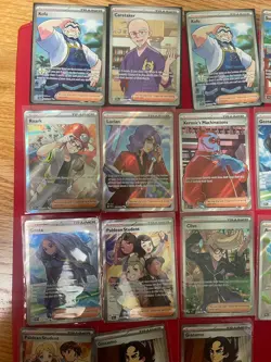 Pokemon Card Lot 18x Cards Holo Trainer Full Art TCG NM - Image 2