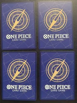 4x One Piece Card Stussy OP07-085 SR 500 Years in the Future English Playset NM - Image 2