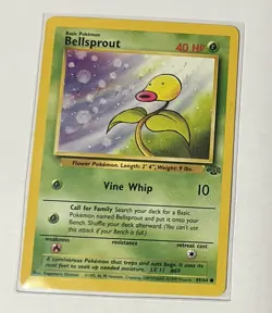 Bellsprout 49/64 Jungle Standard Pokemon Card LP - Image 1