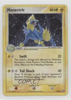 Manectric Pokemon EX Emerald #7 2005 - Image 1