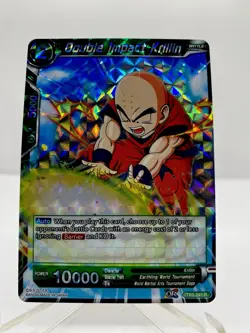 Dragon Ball Super CCG Double Impact Krillin TB2-041 R Rare Foil Bandai Card - Image 1