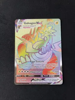 Carte Pokemon Galvagon Vmax 210/203 EB07 Evolution Celeste FR - Image 1