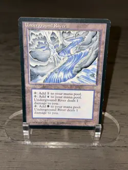 MTG Underground River Ice Age Magic The Gathering LP/MP (A) - Image 1