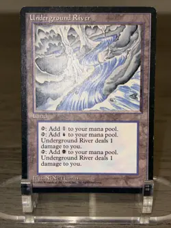 MTG Underground River Ice Age Magic The Gathering LP/MP (A) - Image 2
