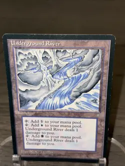 MTG Underground River Ice Age Magic The Gathering LP/MP (A) - Image 3