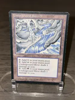 MTG Underground River Ice Age Magic The Gathering LP/MP (B) - Image 1