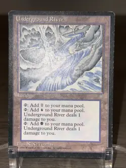 MTG Underground River Ice Age Magic The Gathering LP/MP (B) - Image 2