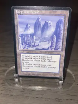 MTG Magic The Gathering Karplusan Forest Ice Age LP (A) - Image 1