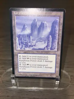 MTG Magic The Gathering Karplusan Forest Ice Age LP (A) - Image 3