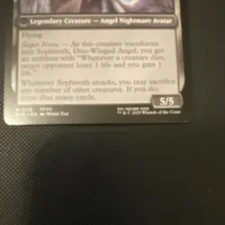 MTG- Sephiroth Fabled SOLDIER & One-Winged Angel - Final Fantasy - Image 3