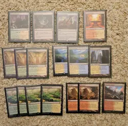 Magic: The Gathering Rare Lands LOT 48 premium lands, dual lands and more! - Image 3