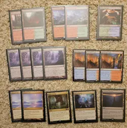 Magic: The Gathering Rare Lands LOT 48 premium lands, dual lands and more! - Image 4