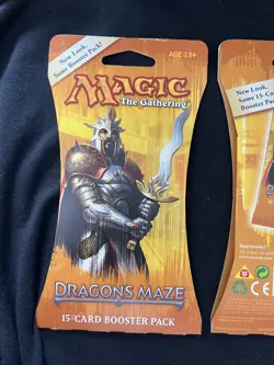 Magic the Gathering Dragon's Maze Booster X3 Factory Sealed - Image 2