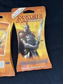 Magic the Gathering Dragon's Maze Booster X3 Factory Sealed - Image 4