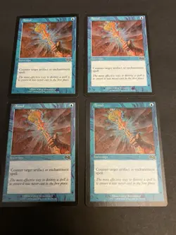 4x Annul Urza's Saga MTG Magic The Gathering LP / NM 4 x4 Playset - Image 1