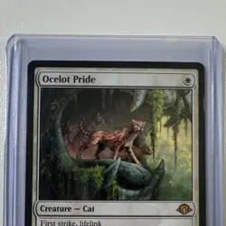 Ocelot Pride Modern Horizons 3 Mythic White Cat Creature 38 Chris Seaman Wizards - Image 3