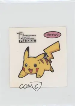 Pikachu Japanese Daiichi Pokemon Bread Deco Chara Stickers The Movie DUAL - Image 1