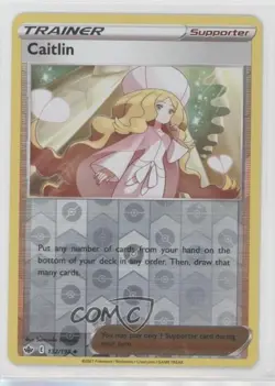 Caitlin Reverse Foil Pokemon Sword & Shield Chilling Reign #132 - Image 1