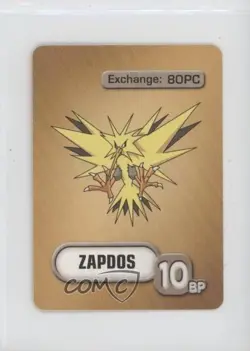 Rare Pokemon - Zapdos Master Trainer Board Game Cards 2005 - Image 1