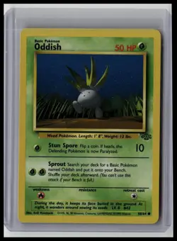 Oddish - Jungle 58/64 Common Non-Holo Pokemon TCG - Image 1
