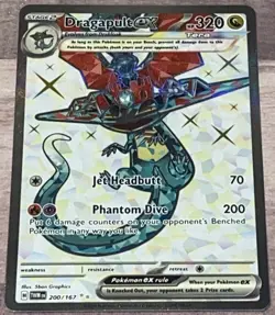 DRAGAPULT EX 200/167 Full Art Twighlight Masquerade Pokemon TCG NM/M - Image 1