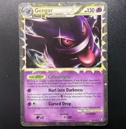 Pokemon Gengar Prime 94/102 Triumphant Ultra Rare Holo HP130 Heavily Played - Image 2