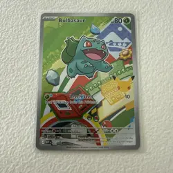 Bulbasaur 037 Full Art Promo First Partner Collection 30th Anniversary Pokemon - Image 1