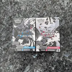Pokemon Black Bolt and White Flare Booster Bundle Set of 2 Sealed New - Image 1