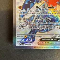 Pokemon TCG Garchomp ex Paradox Rift 219/182 Holo Ultra Rare - Image 4