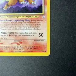 Entei 17/64 - First Edition - Neo Revelation - Rare - Vintage 2001 - Mp - Image 5