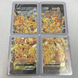Pokemon TCG Pikachu V-Union Complete Set Of 4 HP300 SWSH141 Electro Ball - Image 1