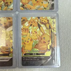 Pokemon TCG Pikachu V-Union Complete Set Of 4 HP300 SWSH141 Electro Ball - Image 3