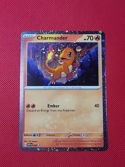 2023 Charmander 047 Cosmos Holo - Scarlet & Violet Promo - NM/MINT Pokemon Swirl - Image 1