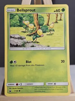 1/168 Bellsprout Regular Common Celestial Storm Pokemon TCG - Image 1