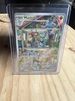 Machoke 177/165 Illustration Rare – Pokemon Scarlet & Violet 151 English (NM) - Image 1