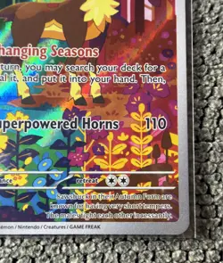 Pokemon TCG Sawsbuck Illustration Rare SV05: Temporal Forces 166/162 - Image 4