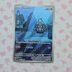 Pokemon TCG Duskull Sv: Shrouded Fable Illustration Rare Holo 068/064 60HP - Image 1