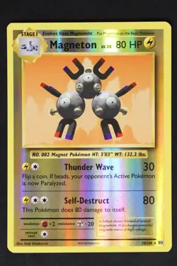 Pokemon Magneton Reverse Holo R NM - Evolutions 38/108 - Image 1