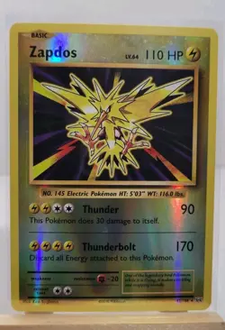 Pokemon TCG Zapdos Evolutions 42/108 Reverse Holo Holo Rare - Image 1