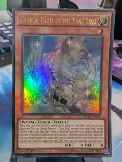YuGiOh! Chiwen, Light of the Yang Zing MP15-EN087 Ultra Rare 1st Ed - Image 1