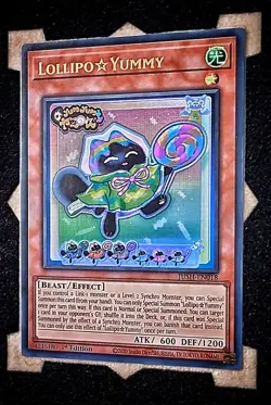 Lollipo☆Yummy JUSH-EN018 Ultra Rare 1st Edition Yugioh - Image 1