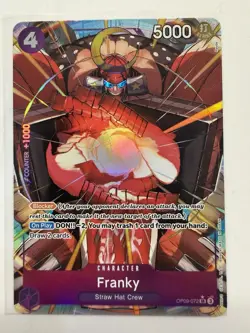 Franky (Parallel) OP09-072 Emperors in the New World Foil - Image 1